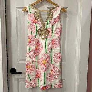 Janice Shift dress in Clover Cup